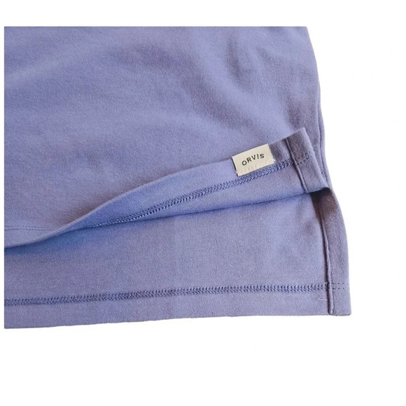 Orvis Womens’ Pima Cotton ¾ Sleeve Split Neck Top - Picture 3 of 8